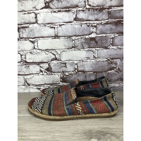 PATARA Chiang Mai Seeker MultiColor Fabric Slip On Loafers Sneakers Men 41EU/8M - Picture 11 of 16